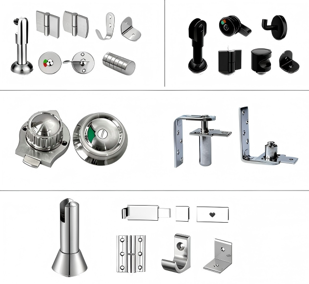 Hardware de partiție pentru toaletă